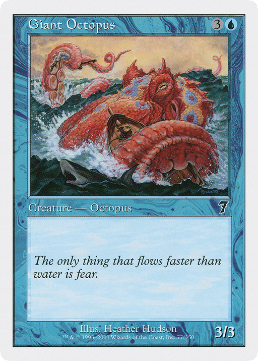 Giant Octopus (7ED-077) [7th Edition] MTG Single Wizards of the Coast