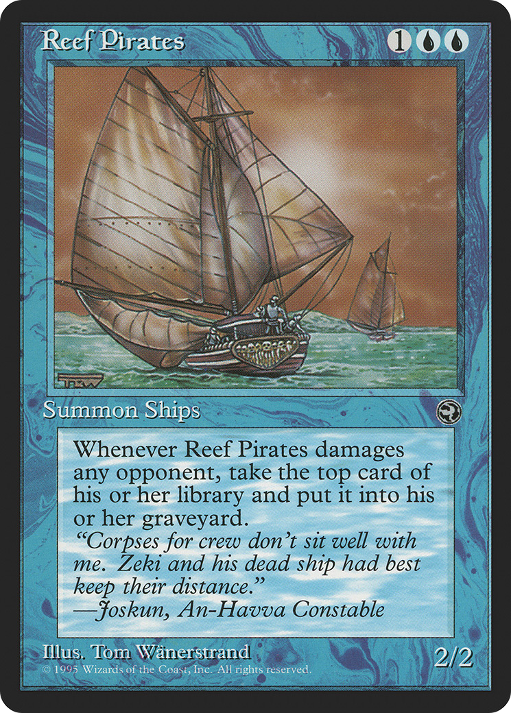 Reef Pirates (HML-36A) [Homelands] MTG Single Wizards of the Coast