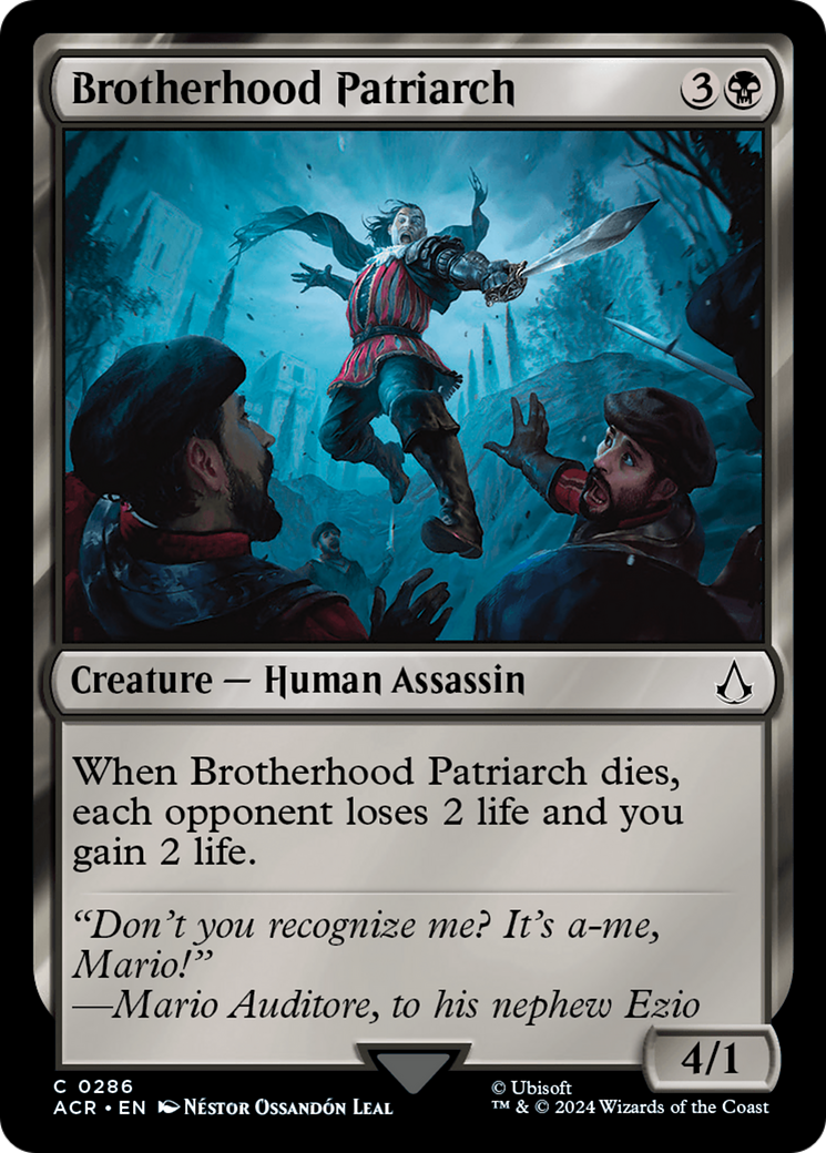 Brotherhood Patriarch (ACR-286) [Assassin's Creed] MTG Single Wizards of the Coast