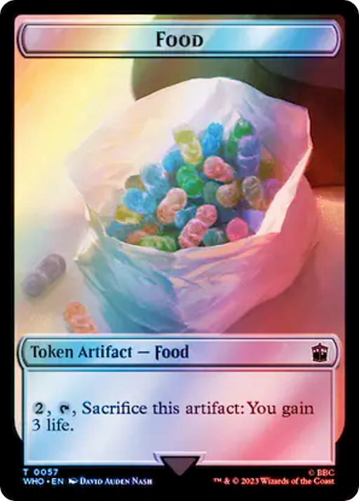 Food (TWHO-057) [Tokens] Doctor Who Tokens Foil MTG Single Wizards of the Coast