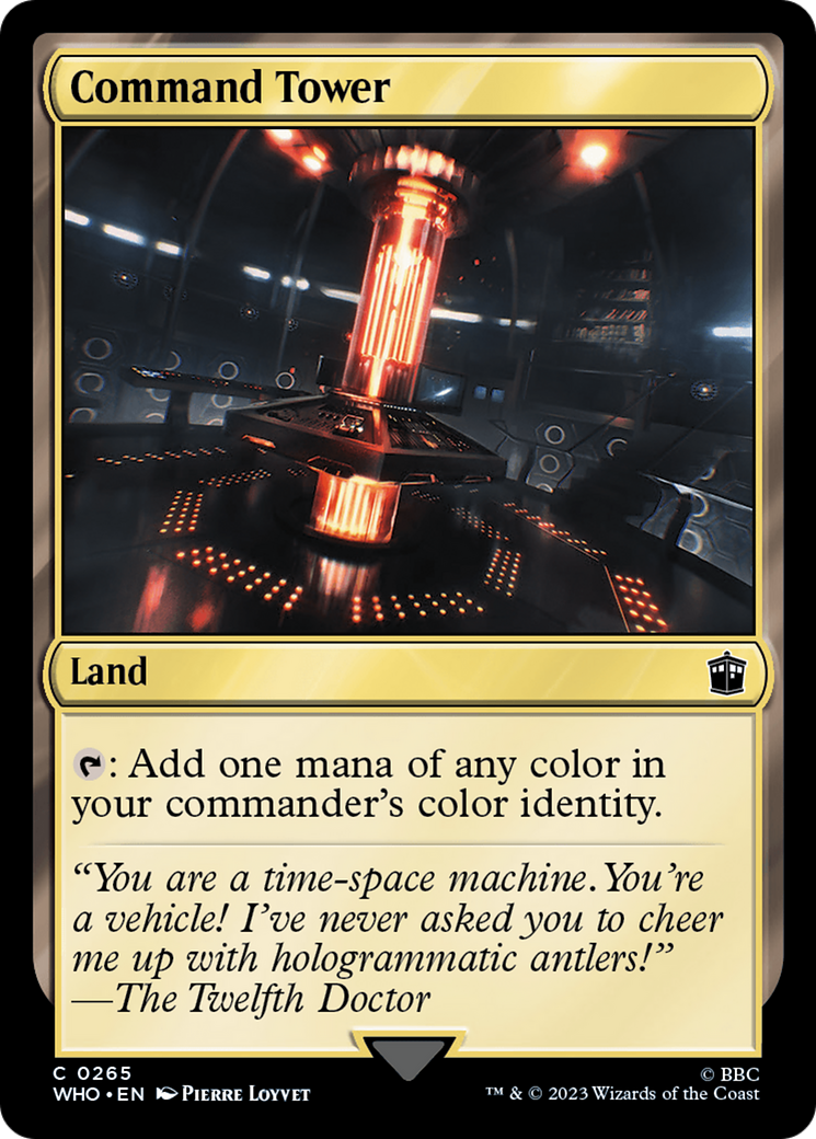 Command Tower (0265) (WHO-265) [Doctor Who] MTG Single Wizards of the Coast