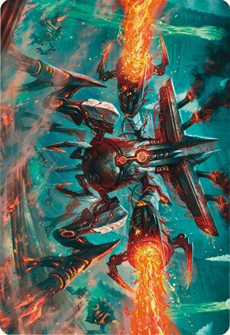 Exterminator Magmarch Art Card [Art Series] Modern Horizons 3 MTG Single Magic: The Gathering