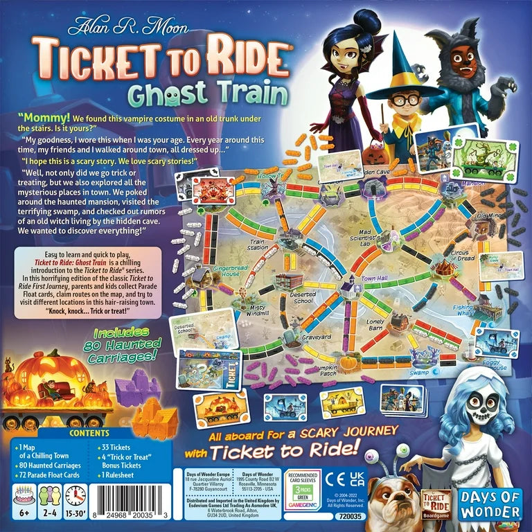 Ticket To Ride: Ghost Train Board Games Days of Wonder