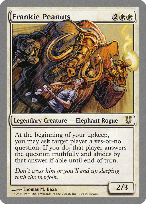 Frankie Peanuts (UNH-013) [Unhinged] MTG Single Wizards of the Coast