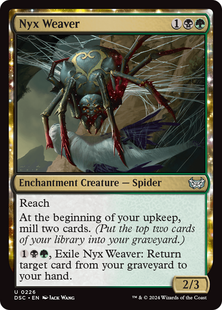 Nyx Weaver (DSC-226) [Duskmourn: House of Horror Commander] MTG Single Wizards of the Coast