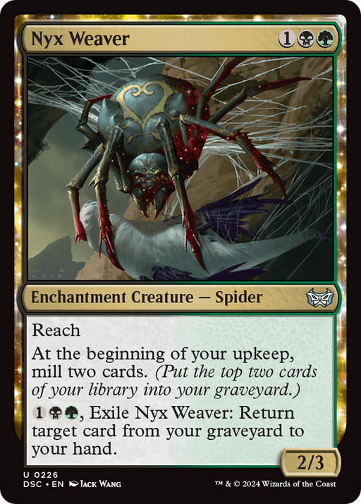 Nyx Weaver (DSC-226) [Duskmourn: House of Horror Commander] MTG Single Wizards of the Coast