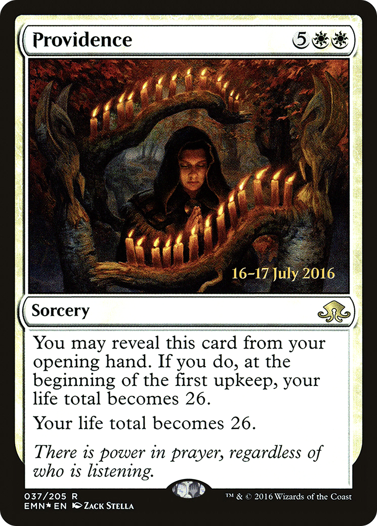 Providence (PRE-037) [Eldritch Moon Promos] Foil MTG Single Wizards of the Coast