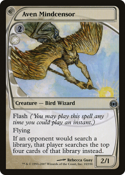 Aven Mindcensor (FUT-018) [Future Sight] MTG Single Wizards of the Coast