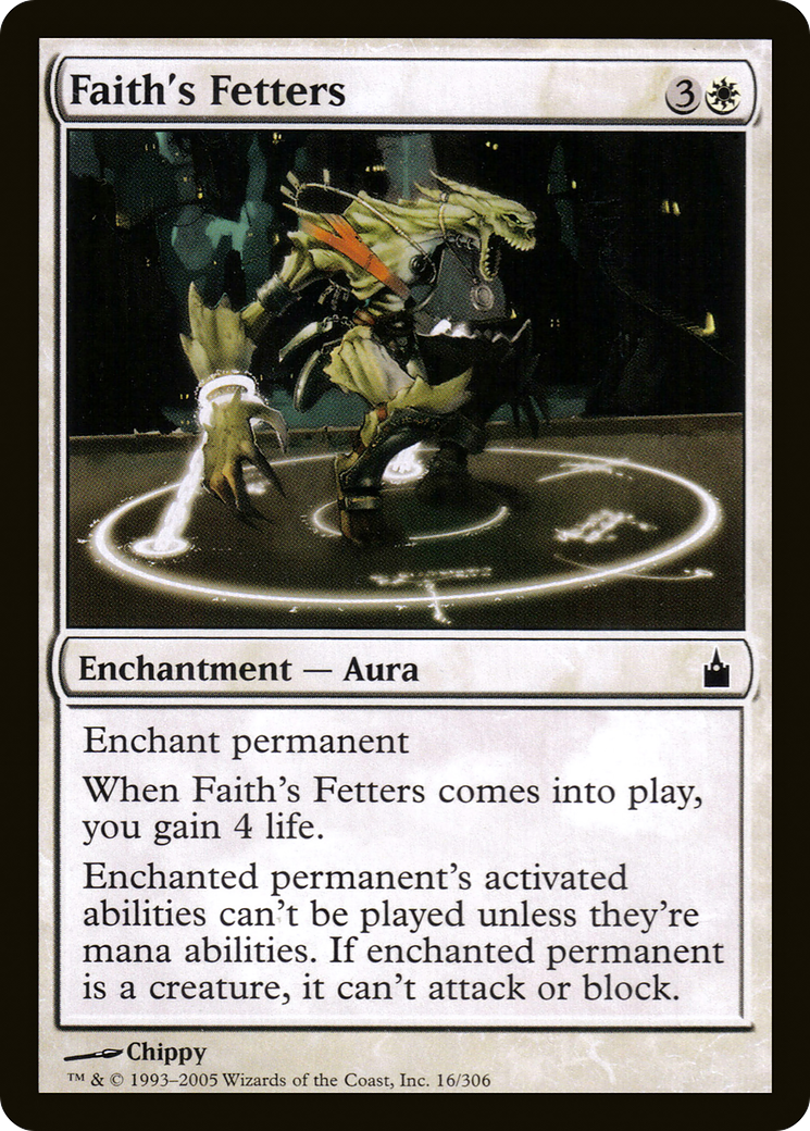 Faith's Fetters [Ravnica: City of Guilds] MTG Single Magic: The Gathering