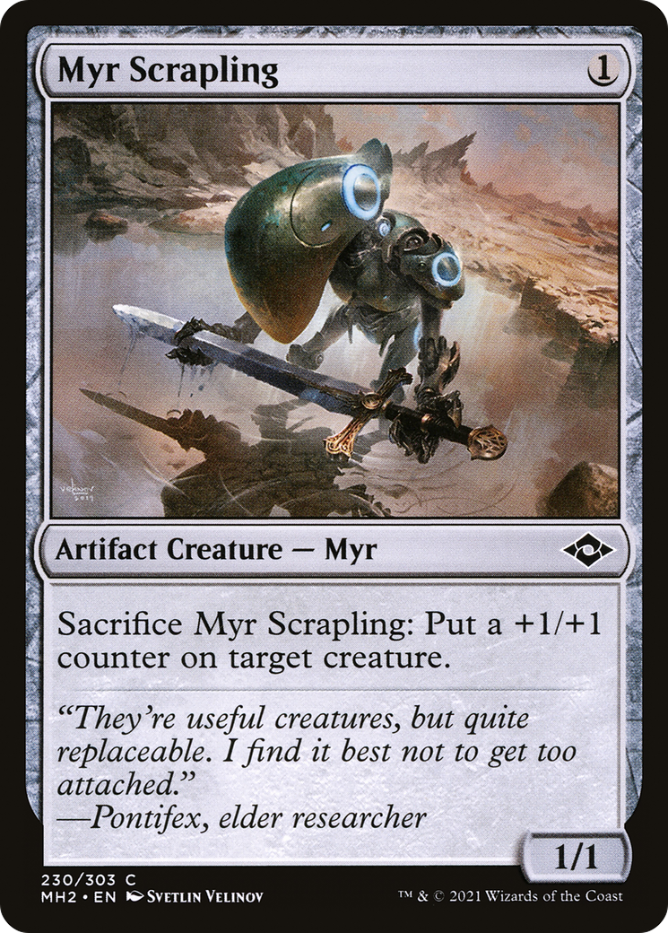 Myr Scrapling (MH2-230) [Modern Horizons 2] Foil MTG Single Modern Horizons 2