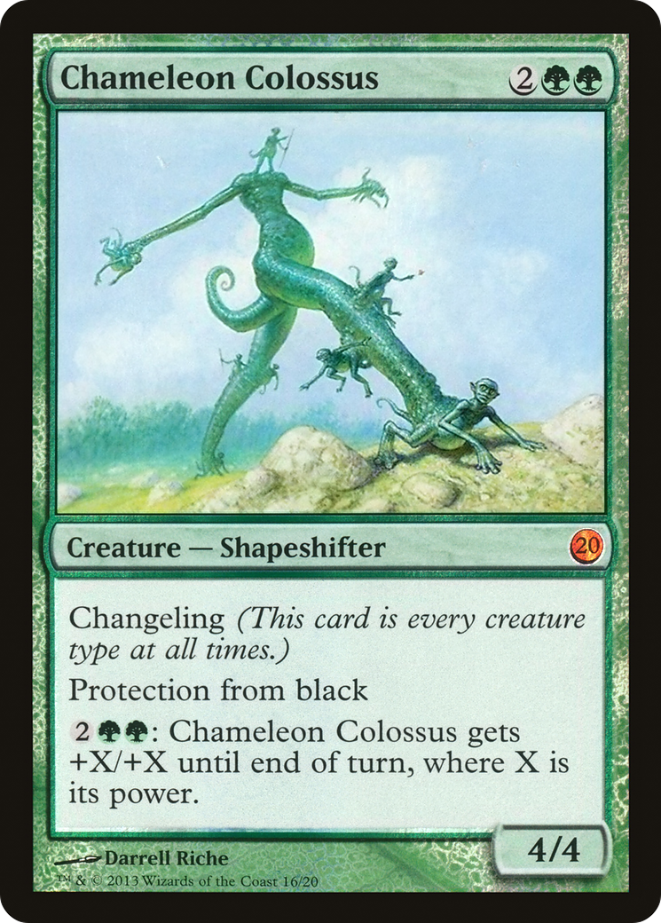 Chameleon Colossus (V13-016) [Misc] From the Vault: Twenty Foil MTG Single Wizards of the Coast