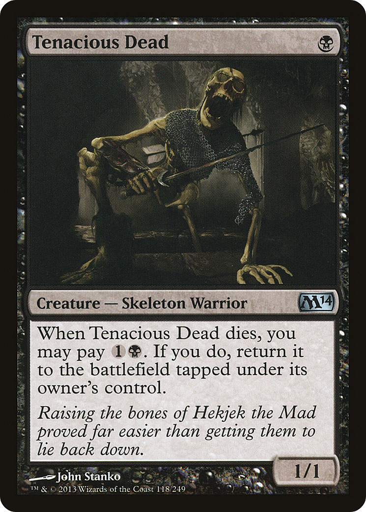 Tenacious Dead [Magic 2014] MTG Single Magic: The Gathering