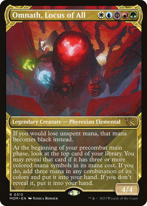 Omnath, Locus of All (MOM-313) [March of the Machine] (Showcase) MTG Single Wizards of the Coast