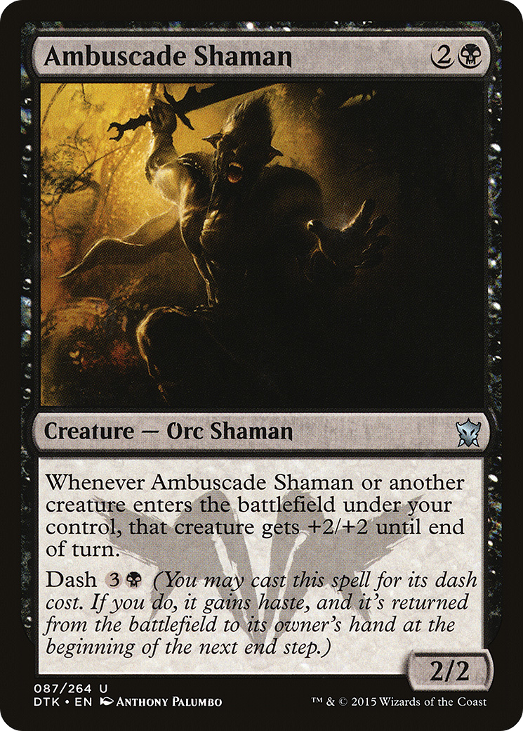 Ambuscade Shaman (DTK-087) [Dragons of Tarkir] MTG Single Wizards of the Coast