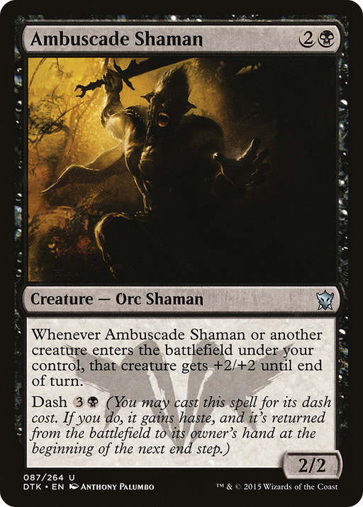 Ambuscade Shaman (DTK-087) [Dragons of Tarkir] MTG Single Wizards of the Coast