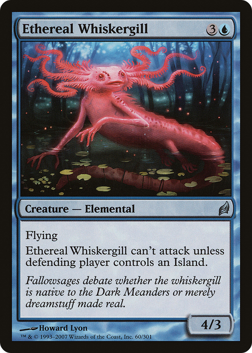 Ethereal Whiskergill (LRW-060) [Lorwyn] MTG Single Wizards of the Coast