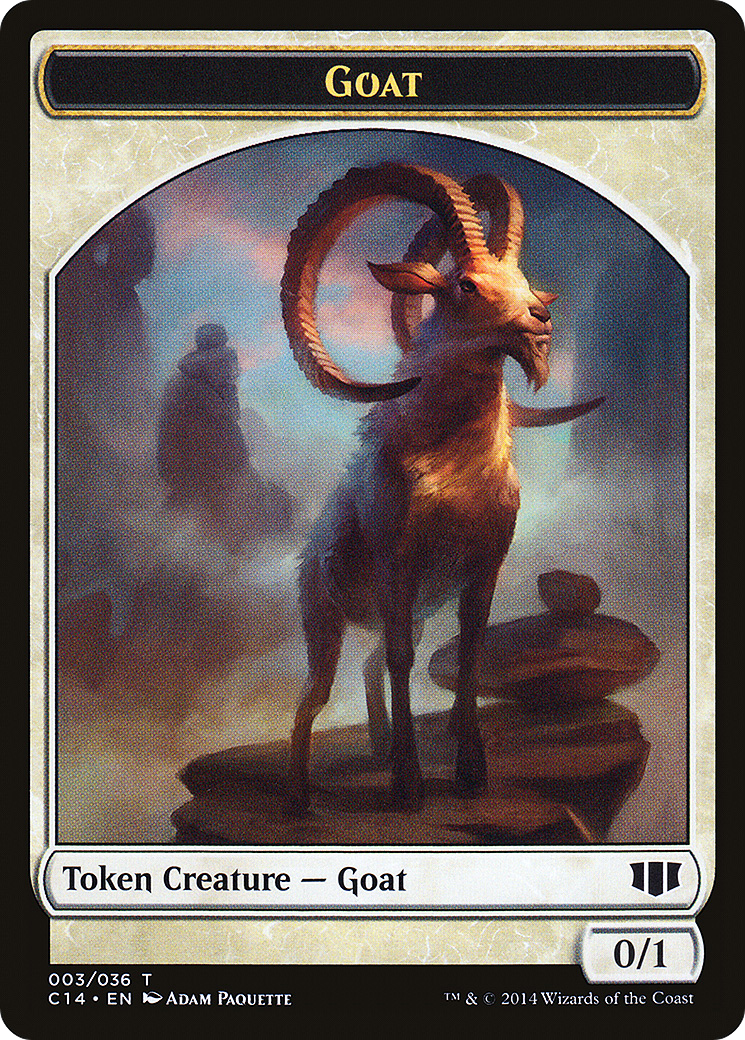 Goat (TC14-003) [Tokens] Commander 2014 Tokens MTG Single Wizards of the Coast