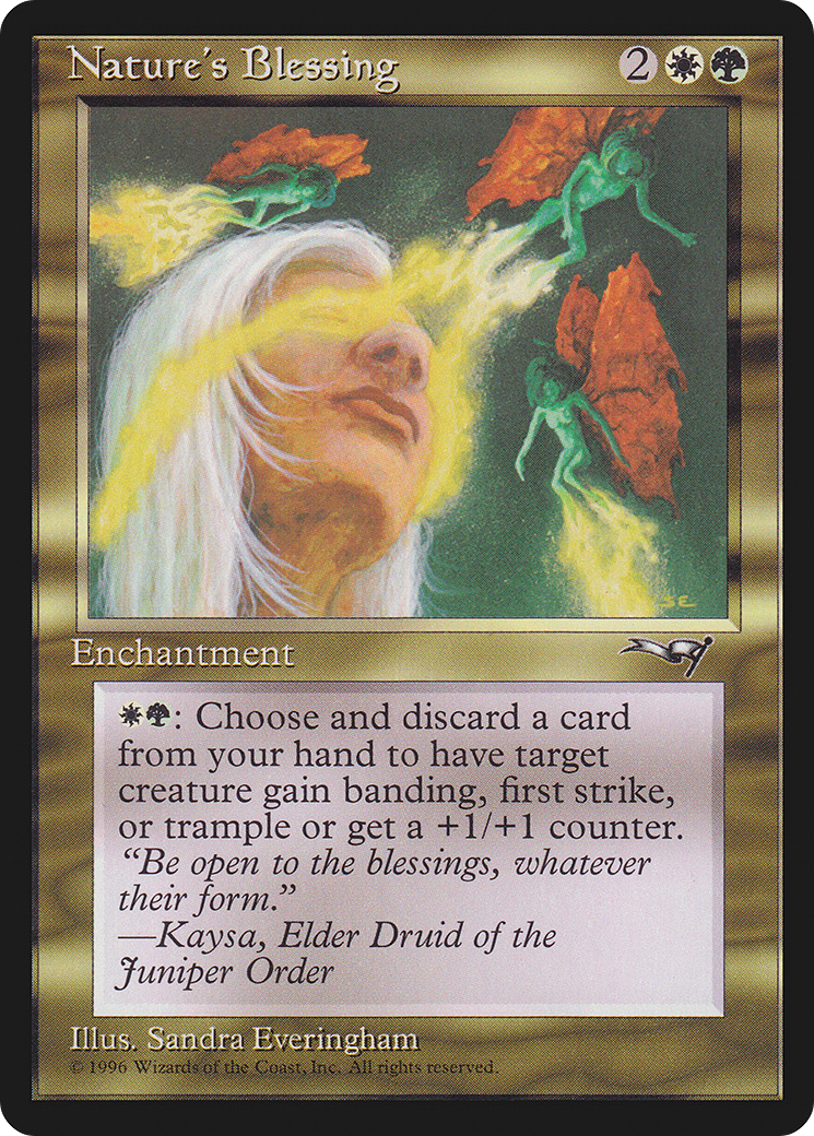 Nature's Blessing (ALL-110) [Alliances] MTG Single Wizards of the Coast