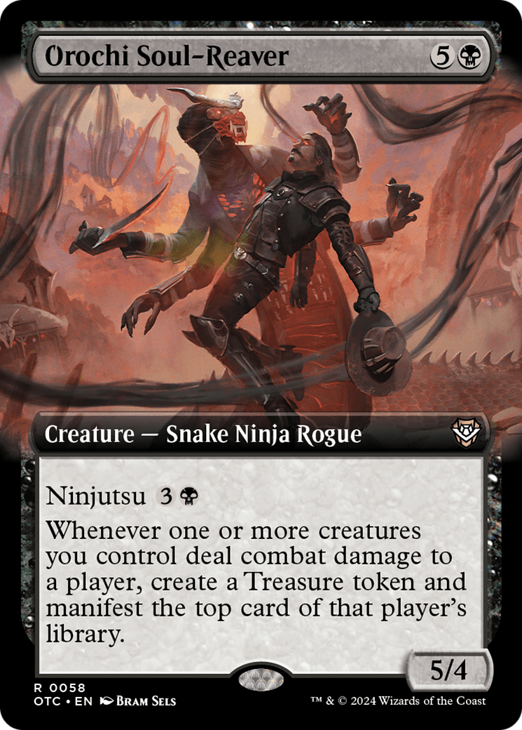 Orochi Soul-Reaver (OTC-058) [Outlaws of Thunder Junction Commander] (Extended Art) MTG Single Wizards of the Coast