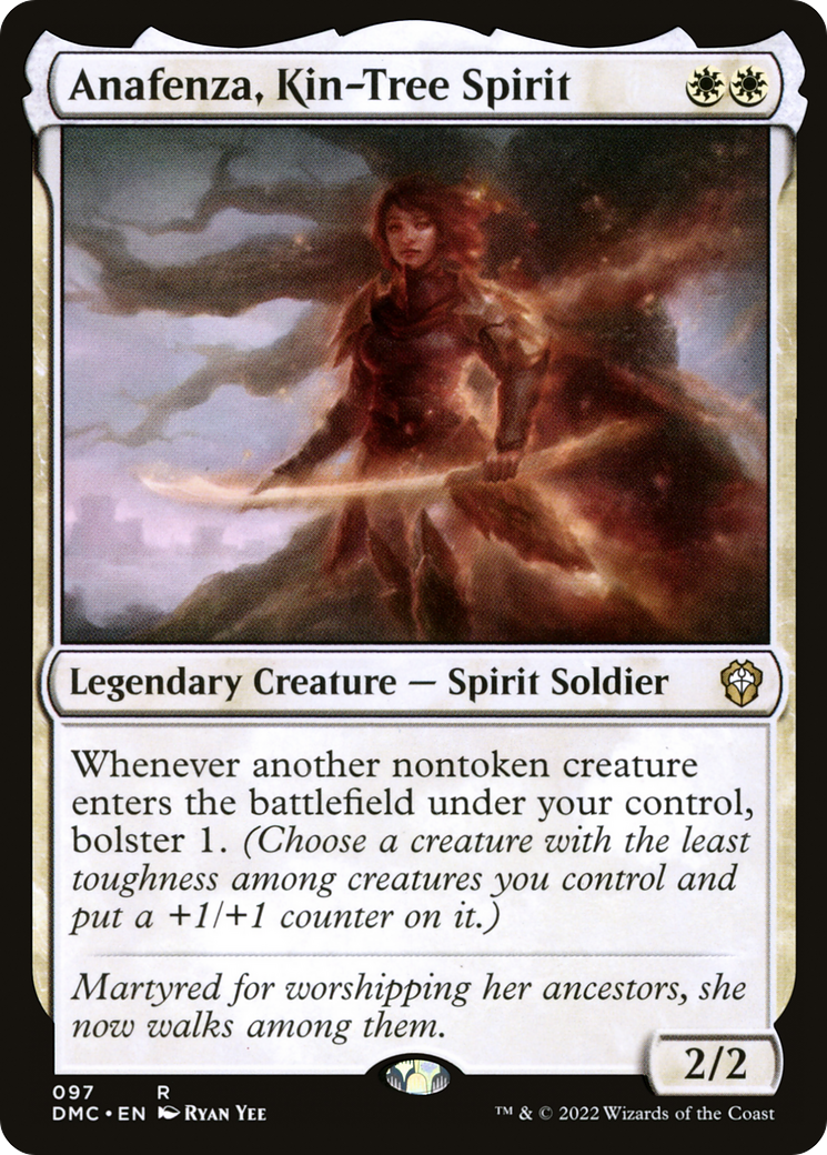 Anafenza, Kin-Tree Spirit (DMC-097) [Dominaria United Commander] MTG Single Wizards of the Coast
