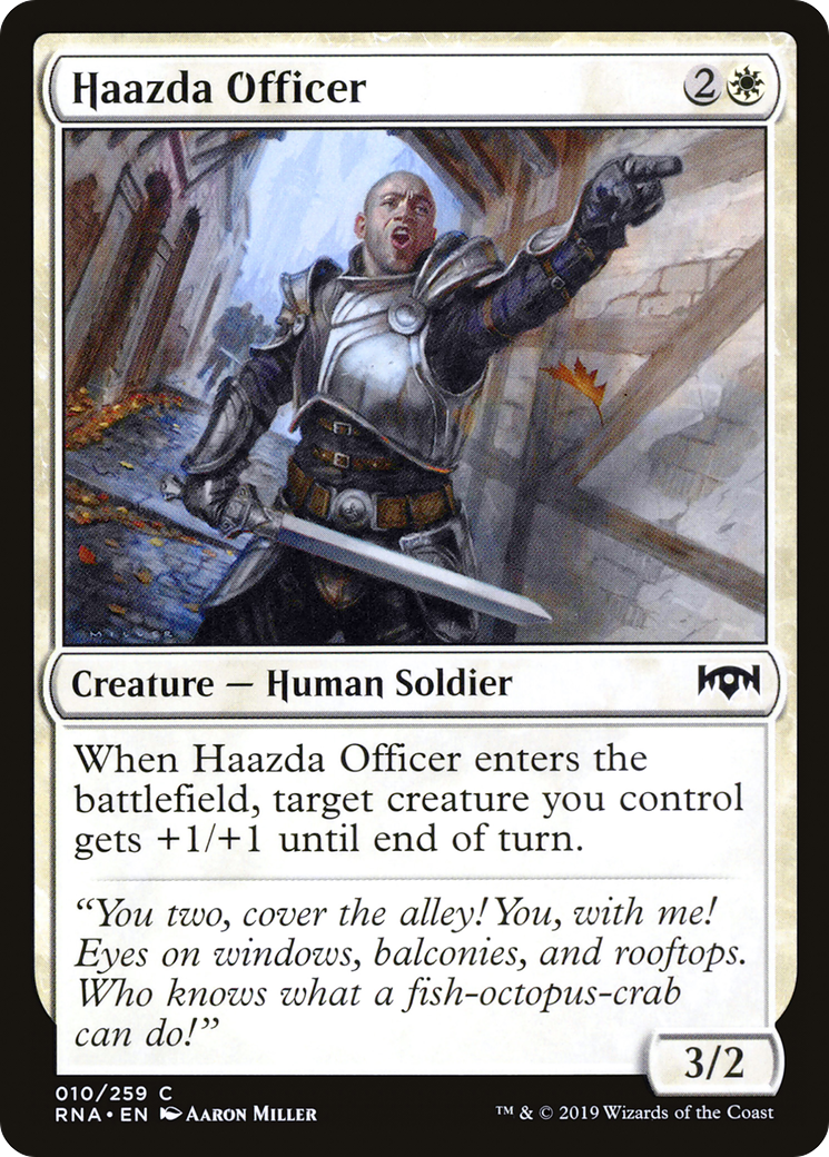 Haazda Officer (RNA-010) [Ravnica Allegiance] Foil MTG Single Wizards of the Coast