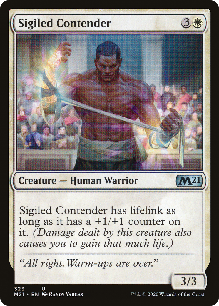Sigiled Contender (M21-323) [Core Set 2021] MTG Single Wizards of the Coast