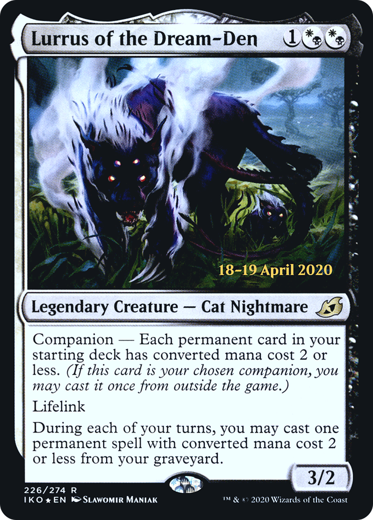 Lurrus of the Dream-Den (PRE-226) [Ikoria: Lair of Behemoths Promos] Foil MTG Single Wizards of the Coast
