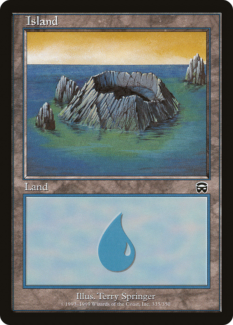 Island (MMQ-335) [Mercadian Masques] Foil MTG Single Wizards of the Coast