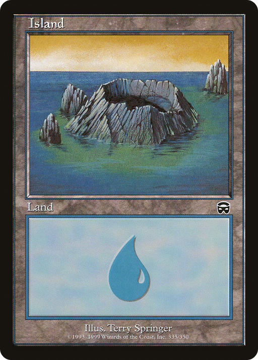 Island (MMQ-335) [Mercadian Masques] Foil MTG Single Wizards of the Coast
