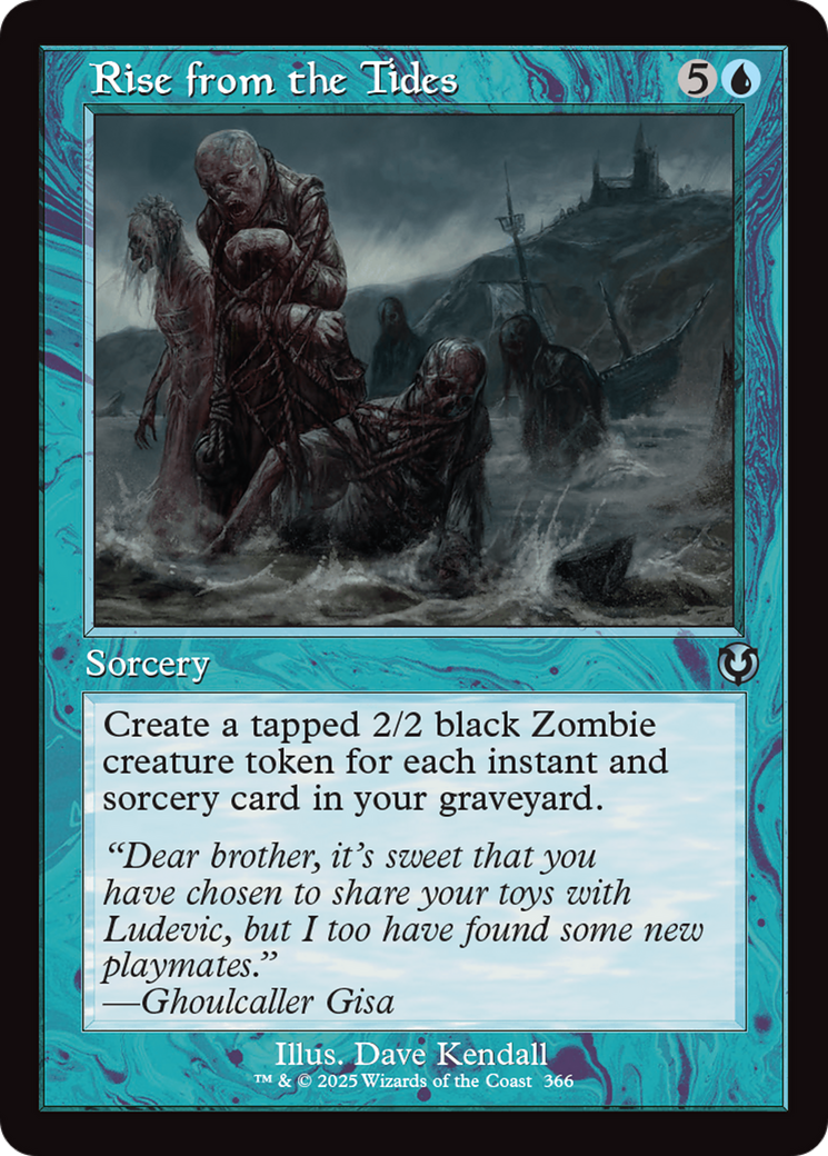 Rise from the Tides (INR-366) [Innistrad Remastered] Foil MTG Single Wizards of the Coast