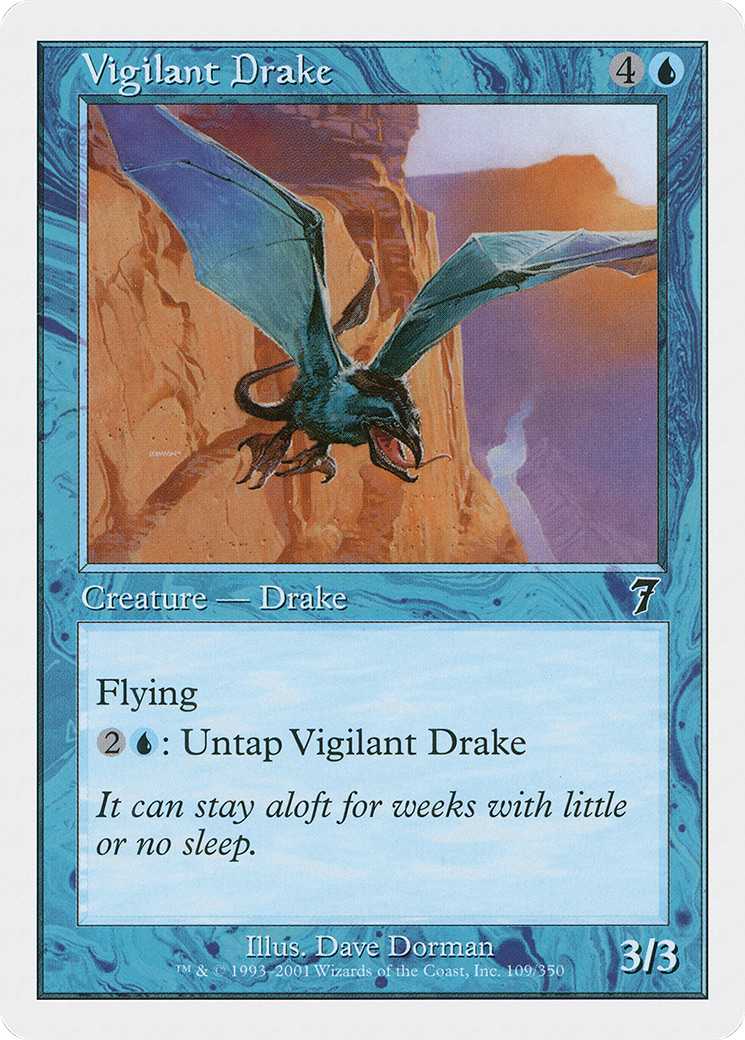 Vigilant Drake (7ED-109) [7th Edition] MTG Single Wizards of the Coast