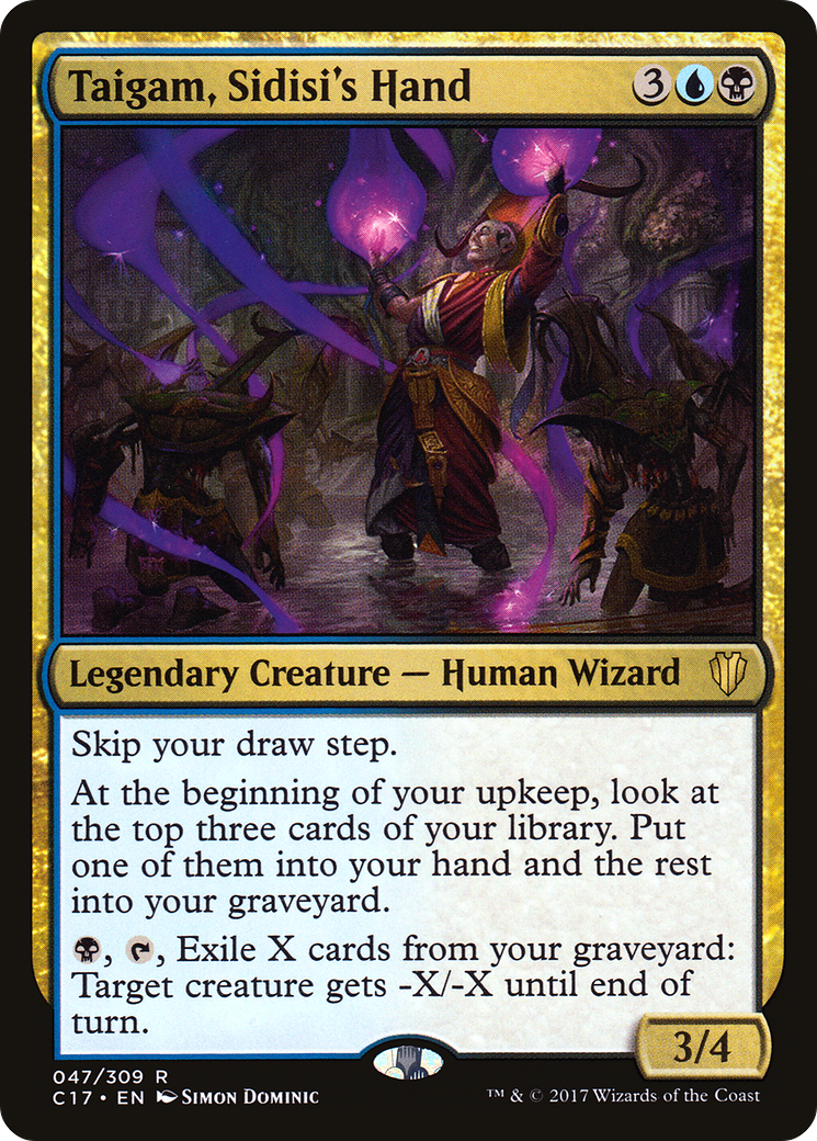 Taigam, Sidisi's Hand (C17-047) [Commander 2017] MTG Single Wizards of the Coast