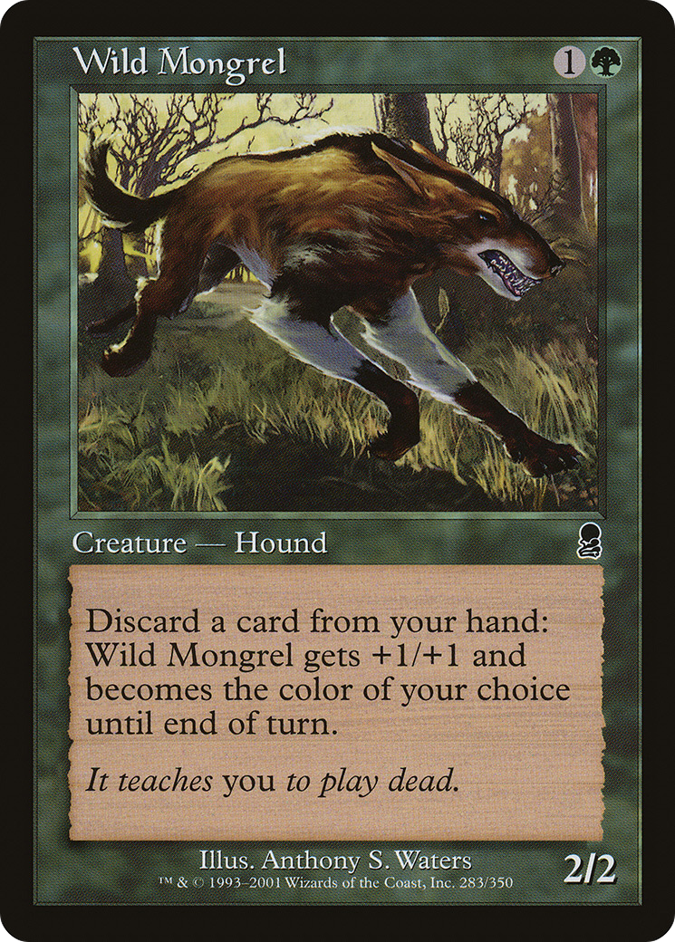 Wild Mongrel (ODY-283) [Odyssey] MTG Single Wizards of the Coast
