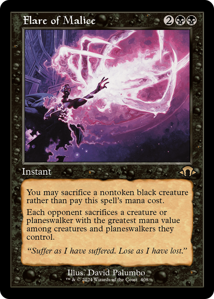 Flare of Malice (MH3-408) [Modern Horizons 3] MTG Single Wizards of the Coast