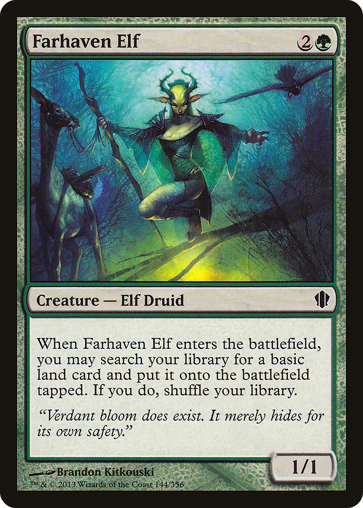 Farhaven Elf (C13-144) [Commander 2013] MTG Single Wizards of the Coast