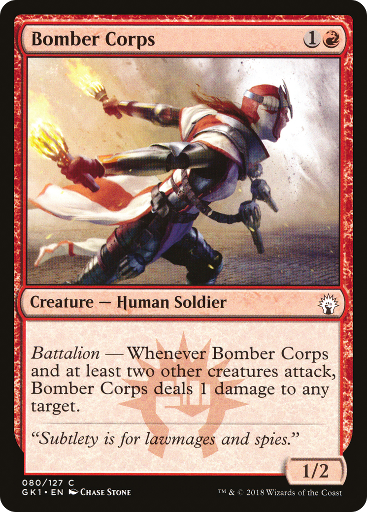Bomber Corps (GR1-080) [Misc] GRN Guild Kit MTG Single Wizards of the Coast