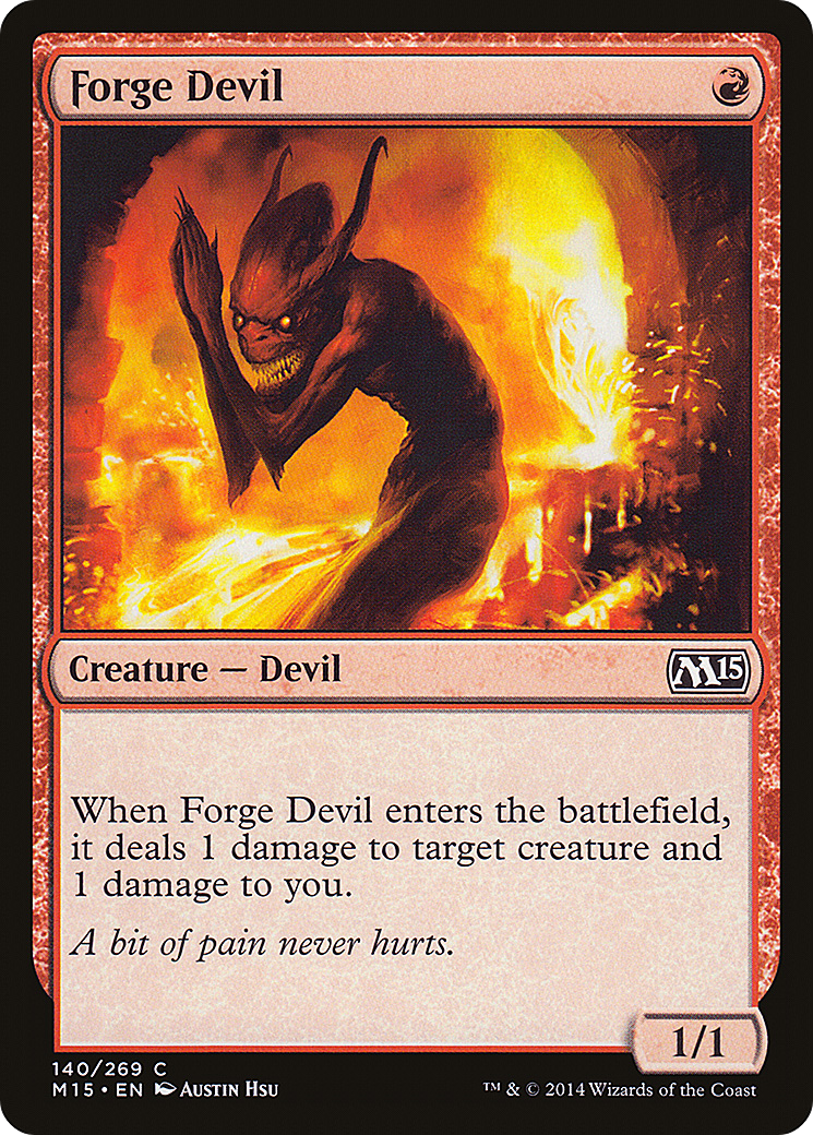 Forge Devil (M15-140) [Magic 2015] Foil MTG Single Wizards of the Coast