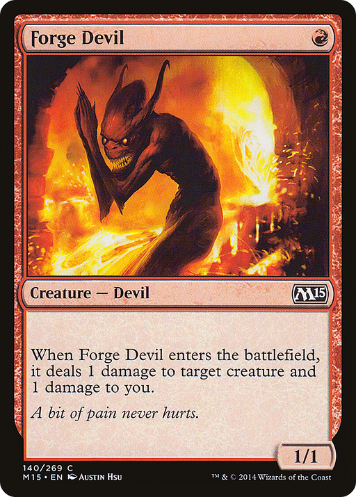 Forge Devil (M15-140) [Magic 2015] Foil MTG Single Wizards of the Coast