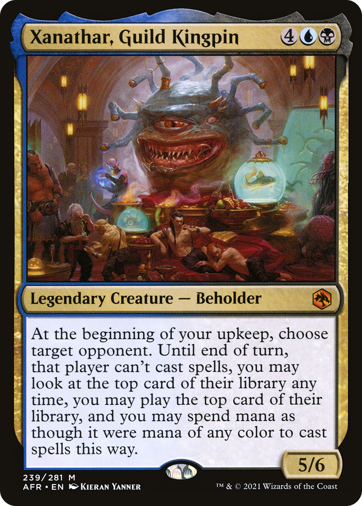 Xanathar, Guild Kingpin (AFR-239) [Adventures in the Forgotten Realms] Foil MTG Single Wizards of the Coast