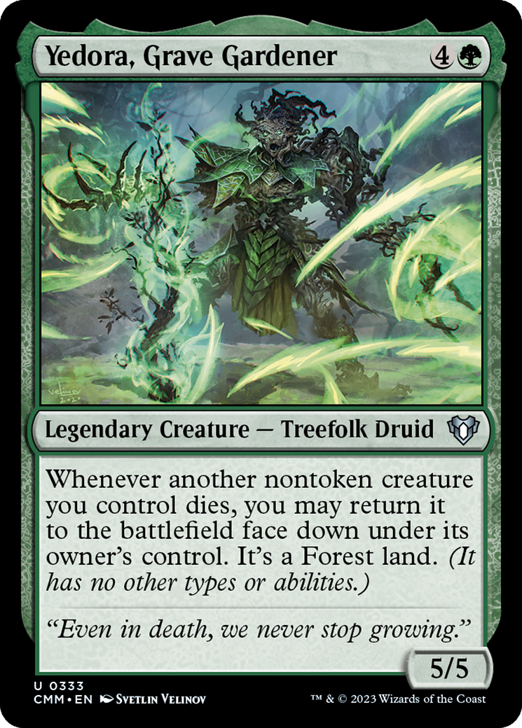 Yedora, Grave Gardener (CMM-333) [Commander Masters] MTG Single Wizards of the Coast