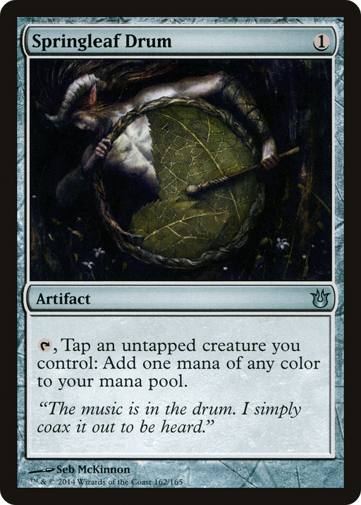 Springleaf Drum (BNG-162) [Born of the Gods] MTG Single Wizards of the Coast