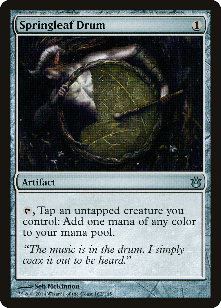 Springleaf Drum (BNG-162) [Born of the Gods] Foil MTG Single Wizards of the Coast