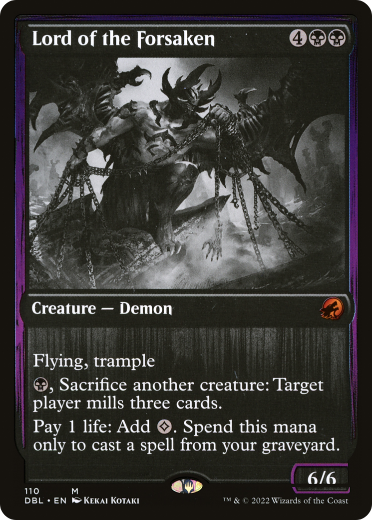 Lord of the Forsaken (DBL-110) [Innistrad: Double Feature] Foil MTG Single Wizards of the Coast