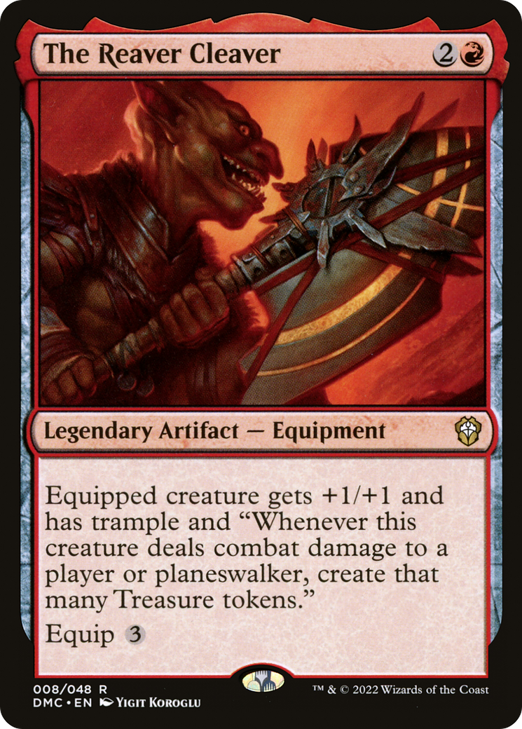 The Reaver Cleaver [Dominaria United Commander] MTG Single Magic: The Gathering