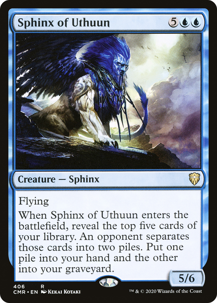 Sphinx of Uthuun (CMR-406) [Commander Legends] MTG Single Wizards of the Coast
