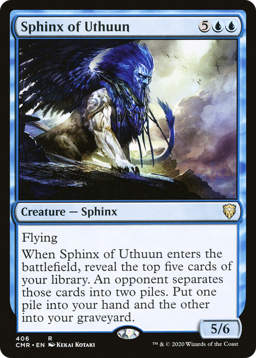 Sphinx of Uthuun (CMR-406) [Commander Legends] MTG Single Wizards of the Coast