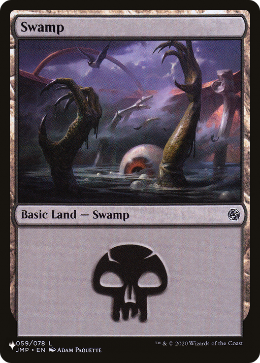 Swamp (059) (JMP) (LIST-059) [Mystery Booster] The List Reprints MTG Single Wizards of the Coast