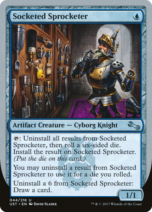 Socketed Sprocketer (UST-044) [Unstable] Foil MTG Single Wizards of the Coast