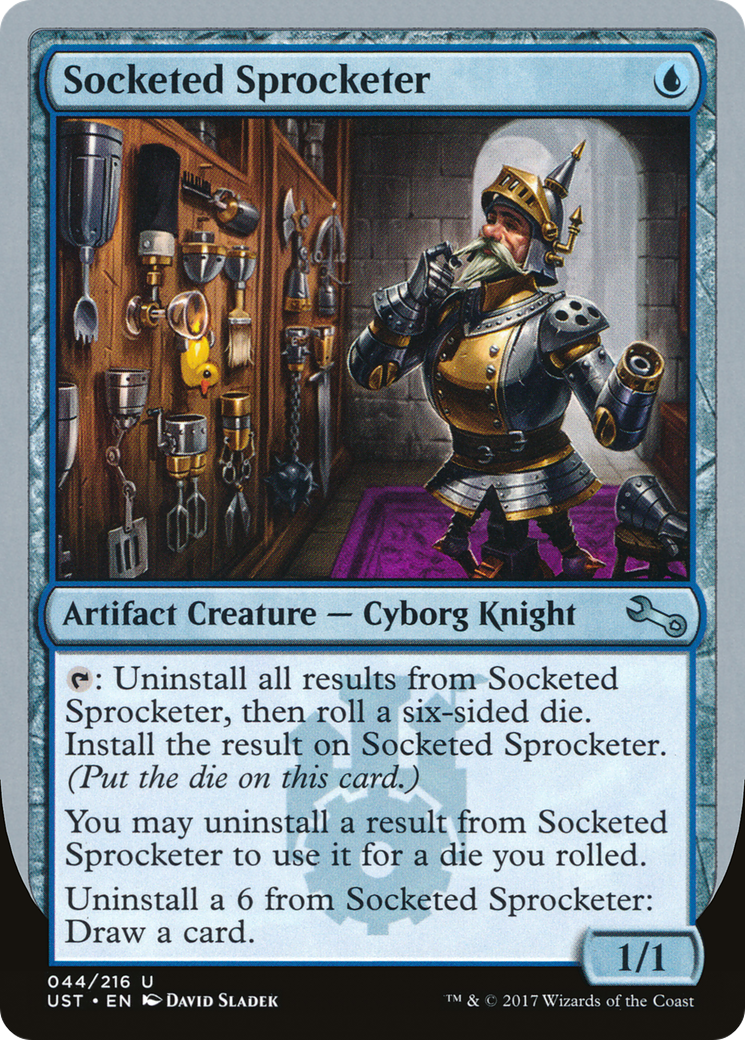 Socketed Sprocketer (UST-044) [Unstable] MTG Single Wizards of the Coast