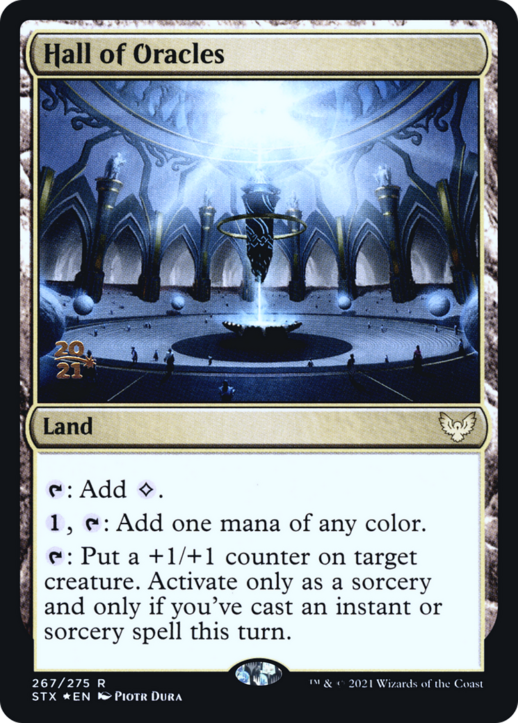 Hall of Oracles (PRE-267) [Strixhaven: School of Mages Promos] Foil MTG Single Wizards of the Coast